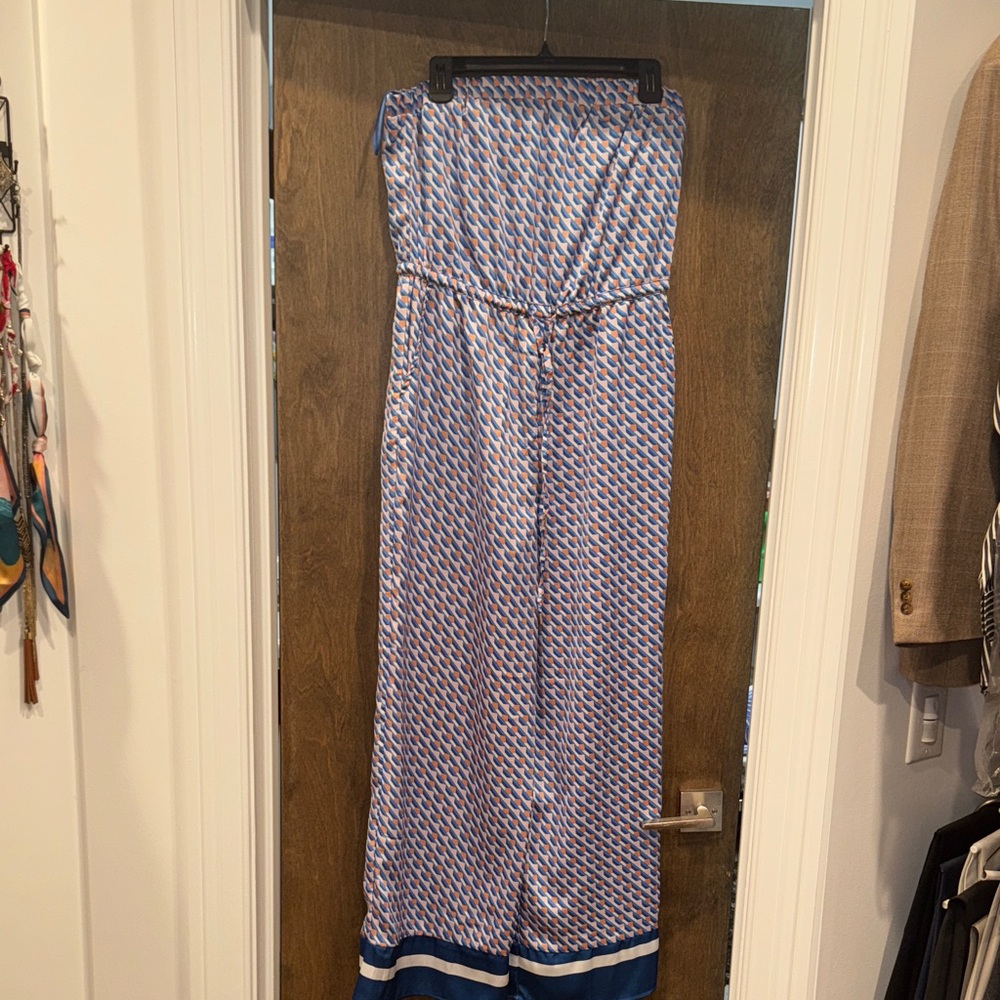 Skies Are Blue Geometric Jumpsuit